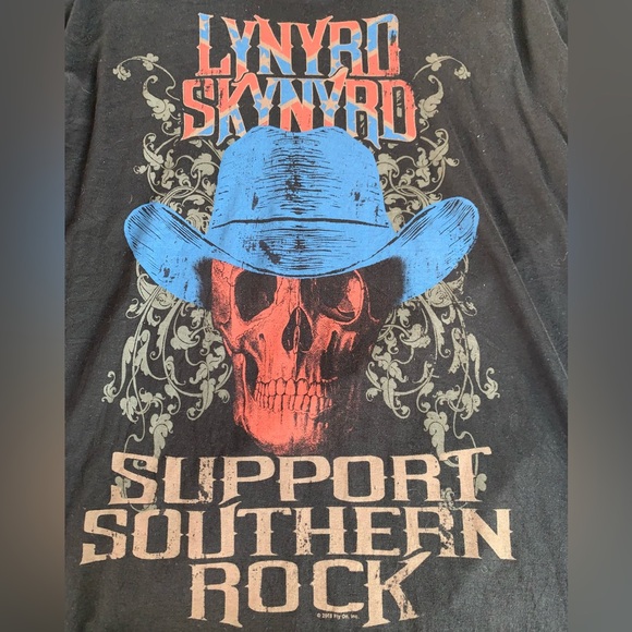 LynYrd Skynyrd Support Southern Rock XXL Tshirt by tultex - Picture 2 of 6
